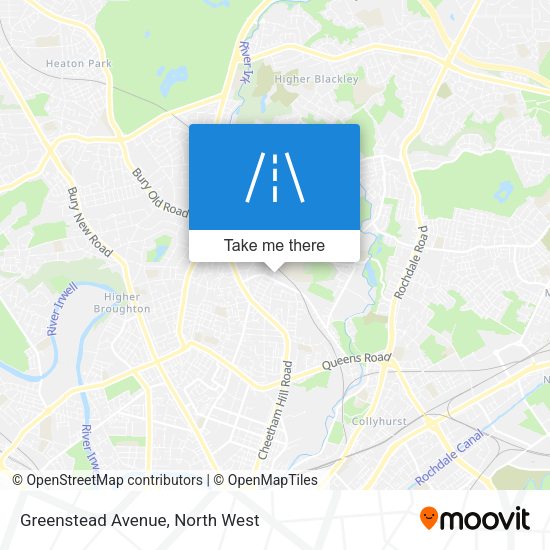 Greenstead Avenue map