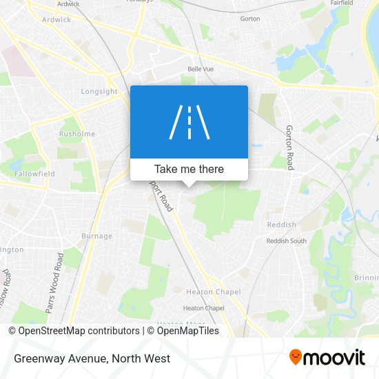 Greenway Avenue map