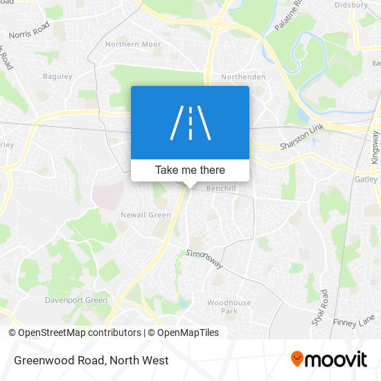 Greenwood Road map