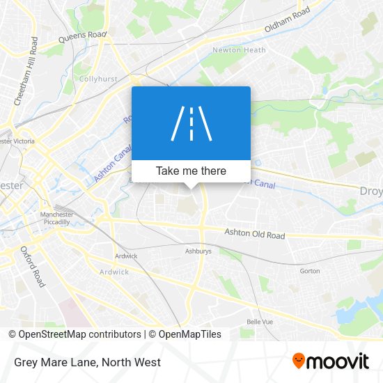 Grey Mare Lane map