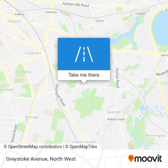 Greystoke Avenue map
