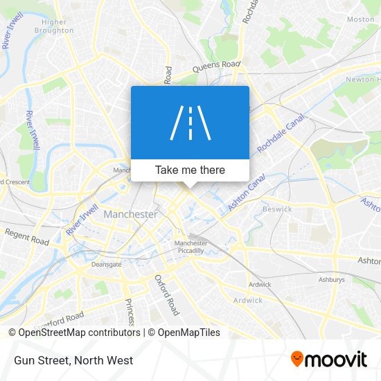 Gun Street map