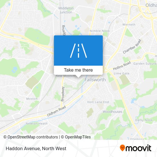 Haddon Avenue map