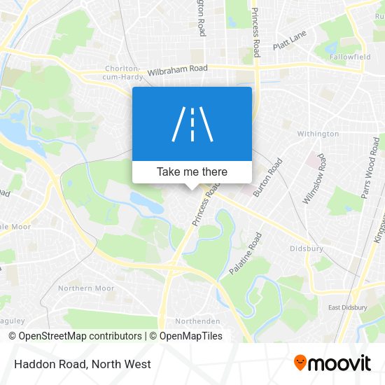 Haddon Road map