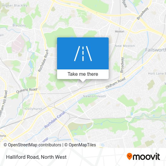 Halliford Road map