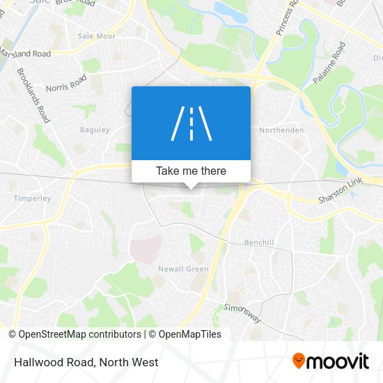 Hallwood Road map