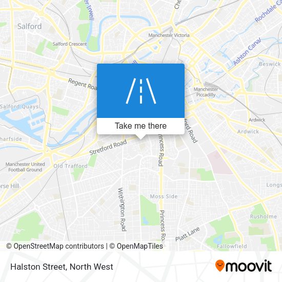 Halston Street map
