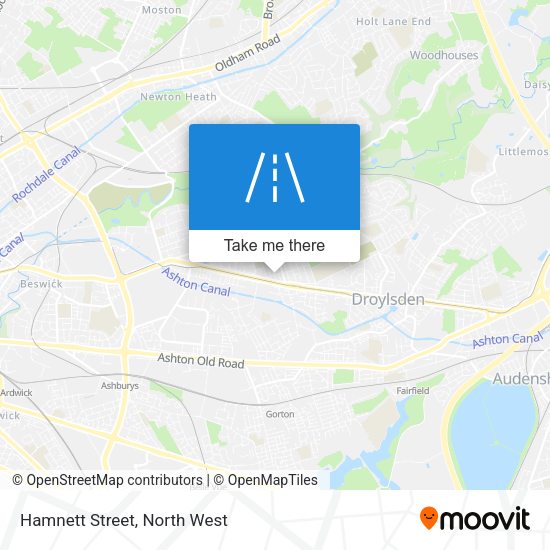 Hamnett Street map