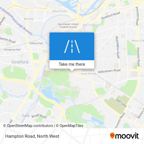 Hampton Road map