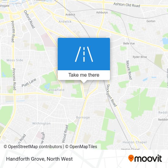 Handforth Grove map