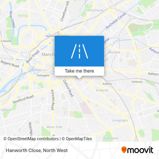 Hanworth Close map
