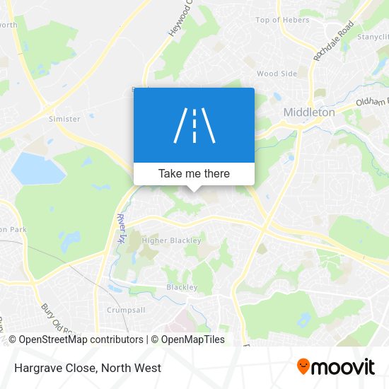 Hargrave Close map