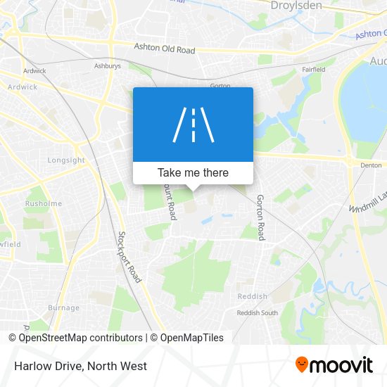 Harlow Drive map