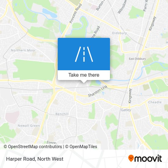 Harper Road map