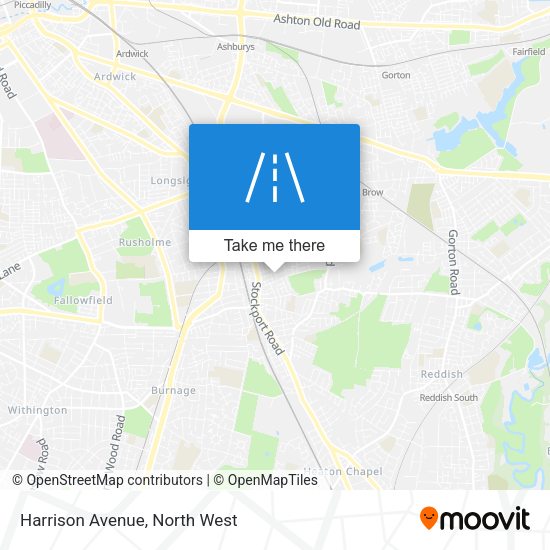 Harrison Avenue map