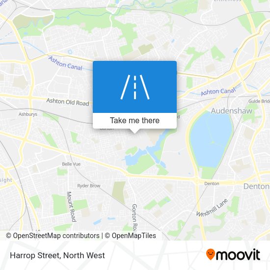 Harrop Street map