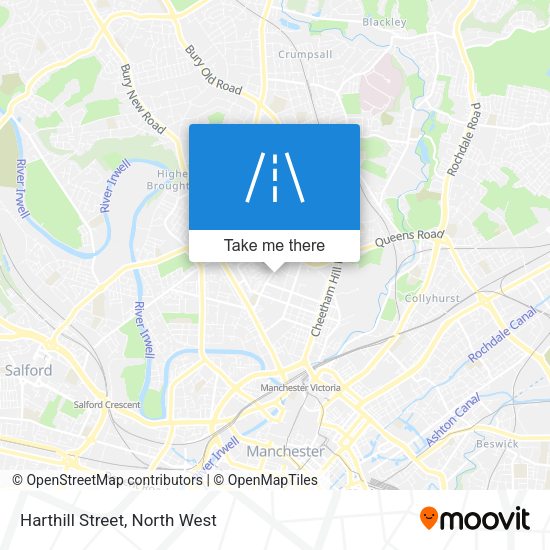 Harthill Street map