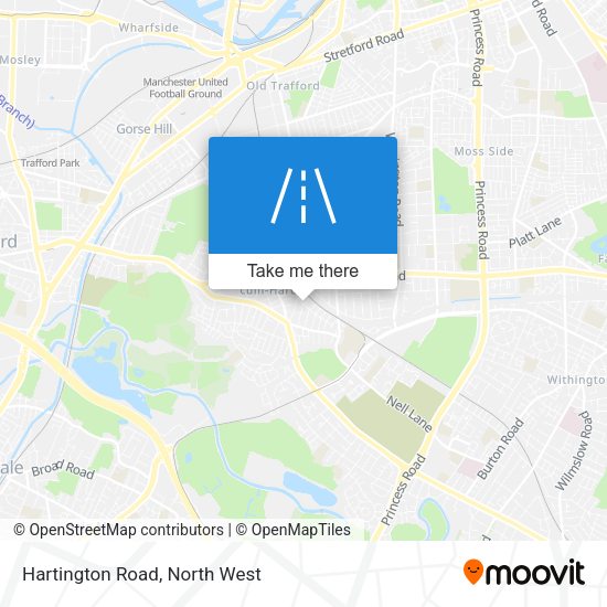 Hartington Road map