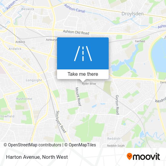 Harton Avenue map