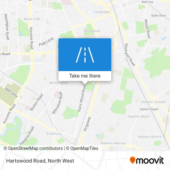 Hartswood Road map