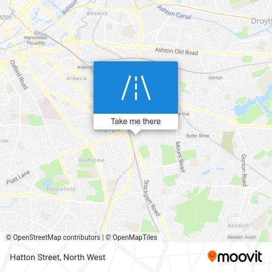 Hatton Street map