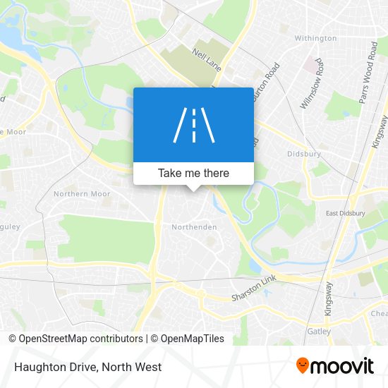 Haughton Drive map