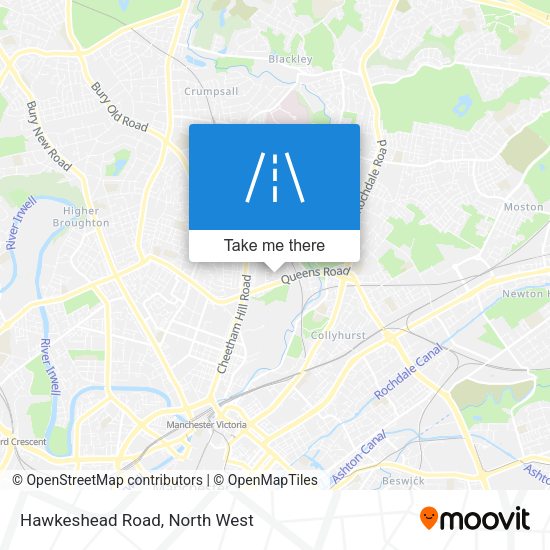 Hawkeshead Road map