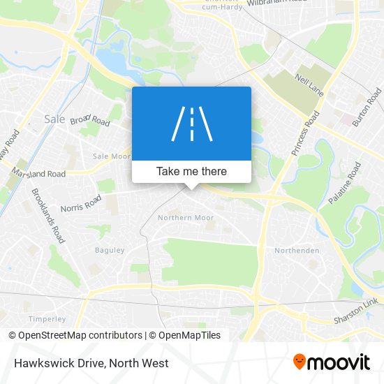 Hawkswick Drive map