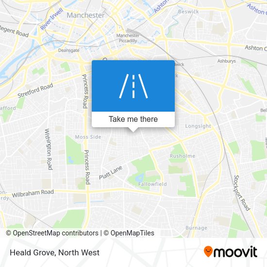 Heald Grove map