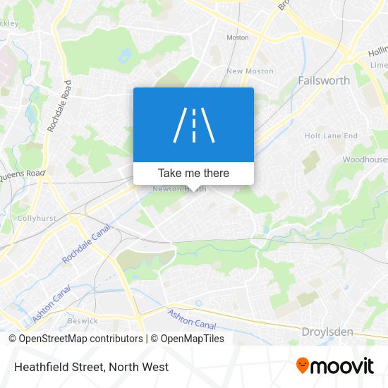 Heathfield Street map