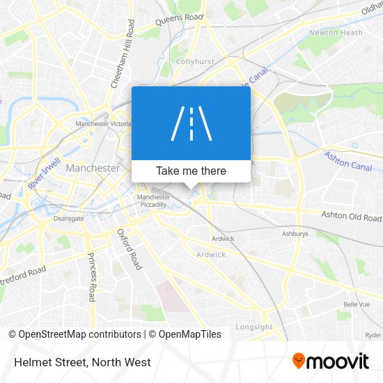 Helmet Street map