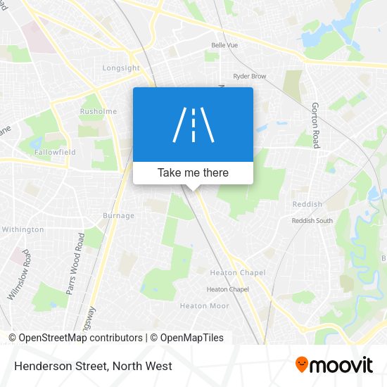 Henderson Street map