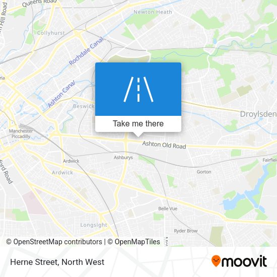 Herne Street map