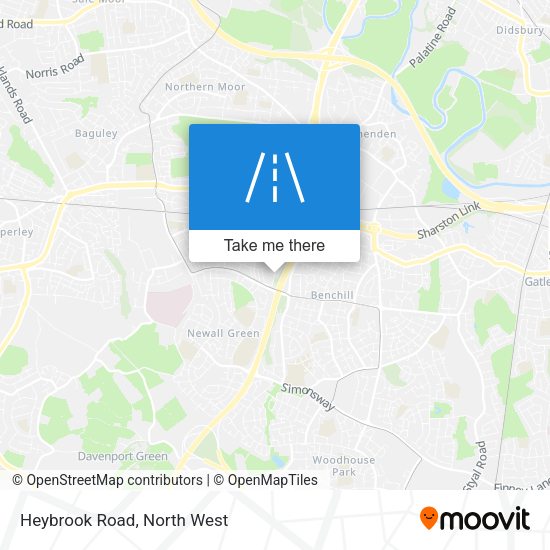 Heybrook Road map