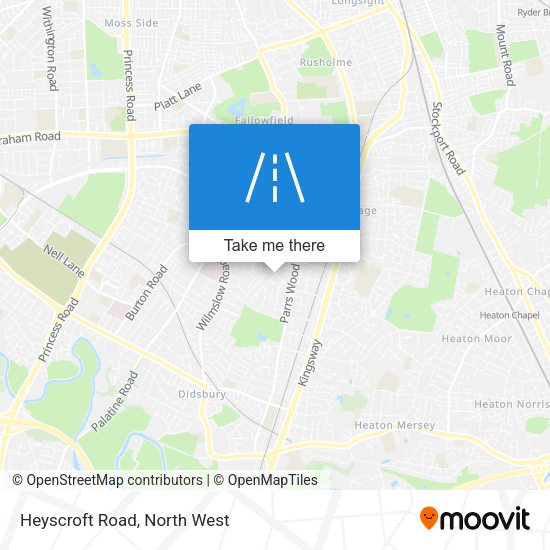 Heyscroft Road map