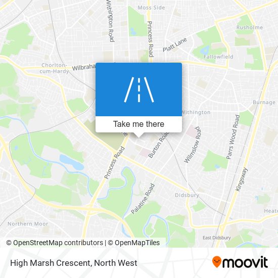 High Marsh Crescent map