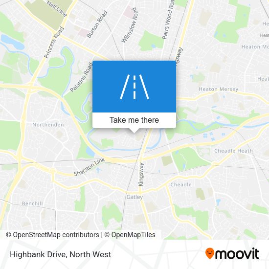 Highbank Drive map