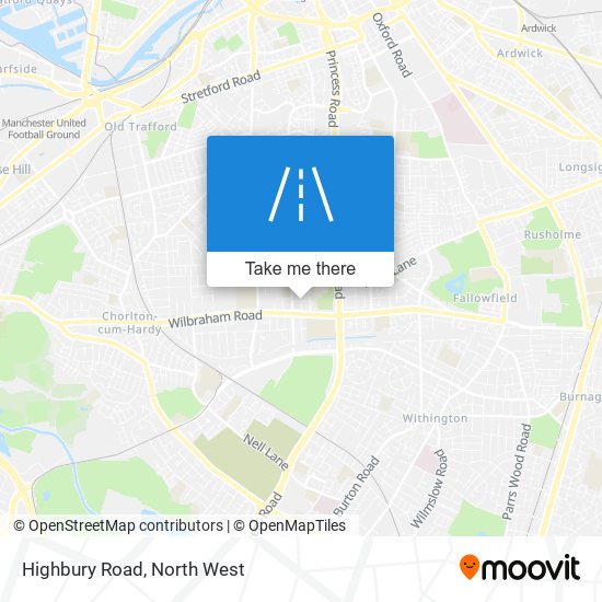 Highbury Road map