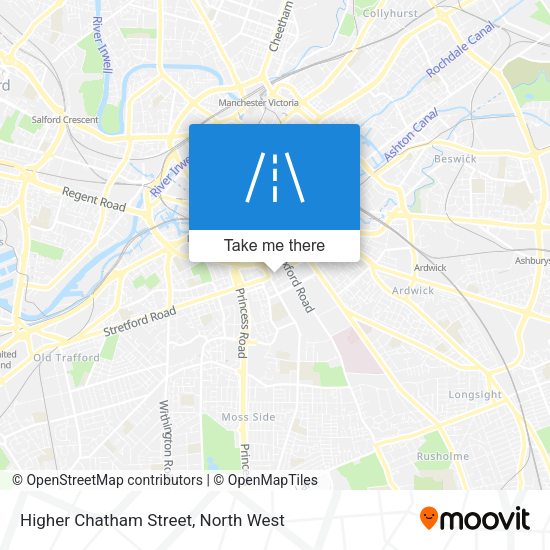 Higher Chatham Street map