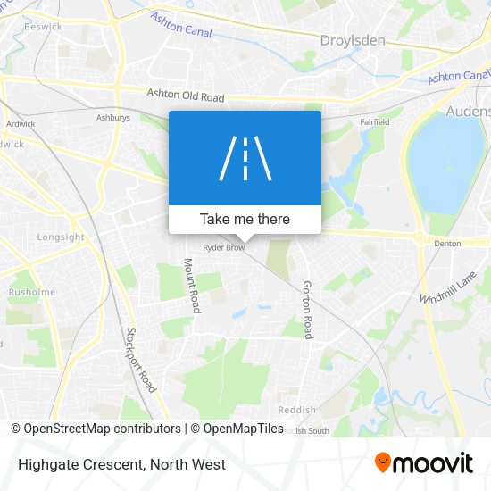 Highgate Crescent map