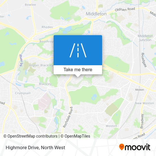 Highmore Drive map