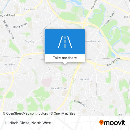 Hilditch Close map