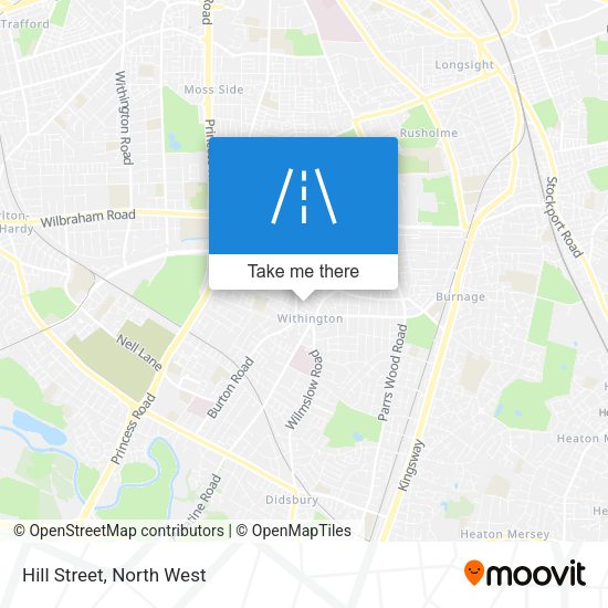 Hill Street map