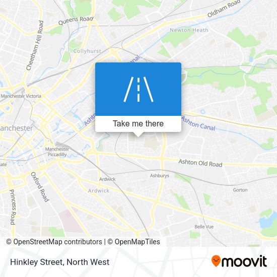 Hinkley Street map