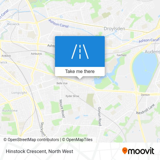 Hinstock Crescent map