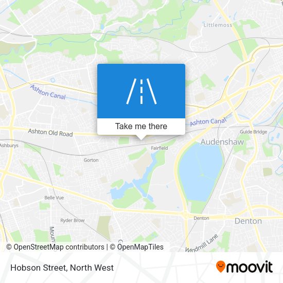 Hobson Street map