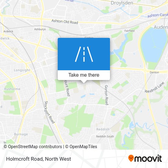 Holmcroft Road map
