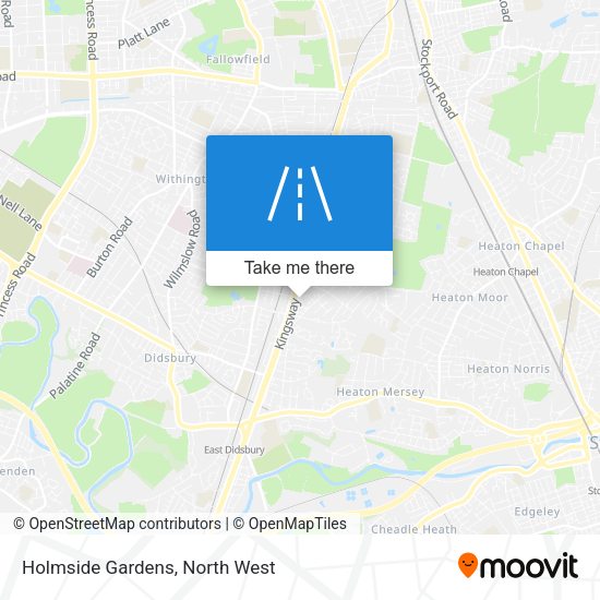 Holmside Gardens map