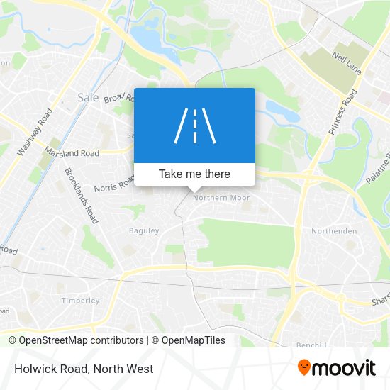 Holwick Road map