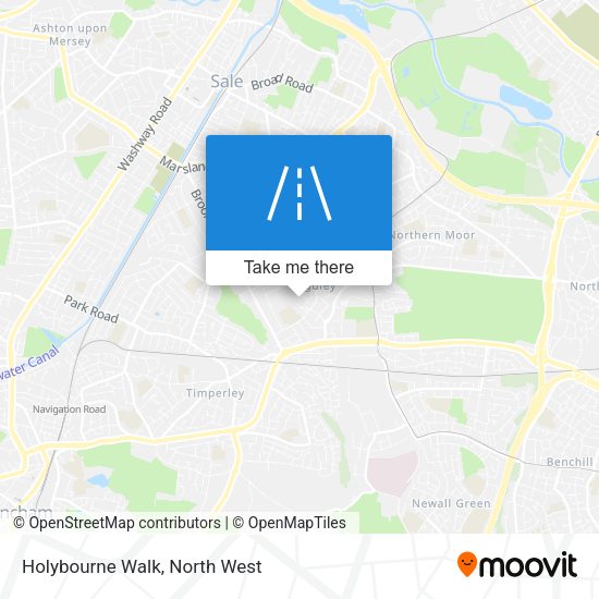 Holybourne Walk map